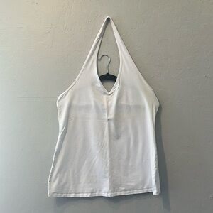 Plus size white Torrid halter top